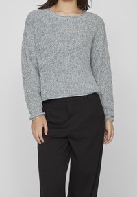 VILA Stickad tröja - green