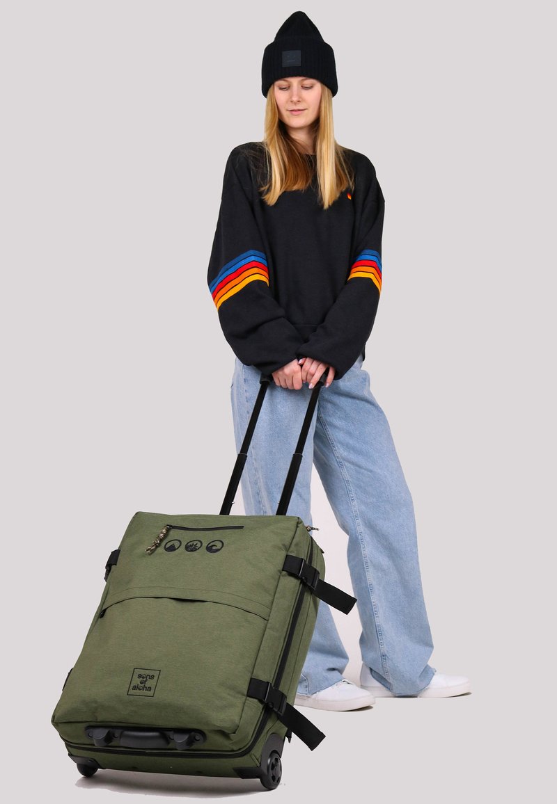 Sons of Aloha 2IN1 CARRY-ON TROLLEY & BACKPACK KANE - Trolley - olive/green