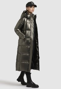 khujo RUBINA SHINY - Zimný kabát - khaki
