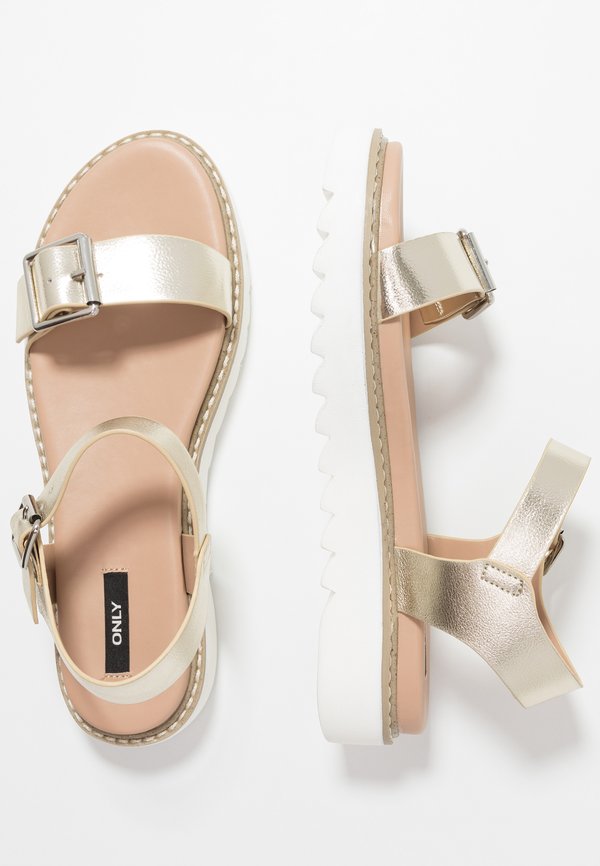 ONLMALU CHUNKY  - Platform sandals - gold4