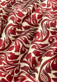 Next Paitamekko - red ecru leaf print