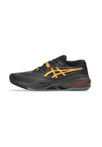 GEL-RESOLUTION X - Tennissko til grusbane - black shocking orange