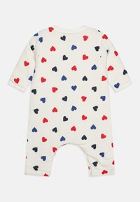Petit Bateau BABY COMBINAISON LONGUE UNISEX - Jumpsuit - marshmallow/multi-coloured