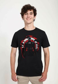 Marvel AVENGERS CLASSIC SHADOW SOLIDER UNISEX - Camiseta estampada - black