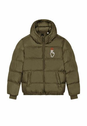 SARANGHAE EMBROIDERY UNISEX  - Giacca invernale - khaki
