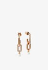 CONSTELLA DROP CRYSTAL PEARL ROUND CUT - Boucles d'oreilles - rose gold-coloured