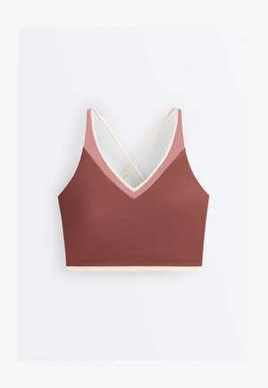 OYSHO COMFORTLUX BLOCK TANK - Top - brown