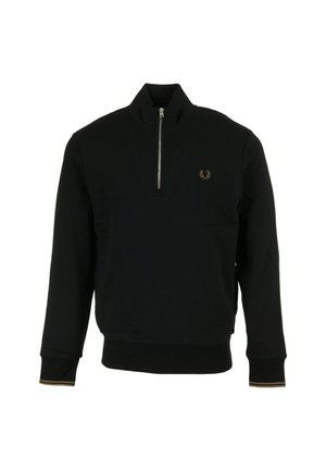 HALF ZIP - Sweatshirt - black shaded stone