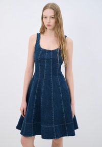 Denimové šaty - navy blue