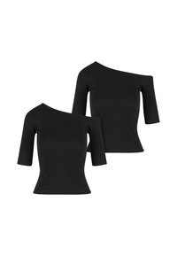 2-PACK - T-shirt basic - black black