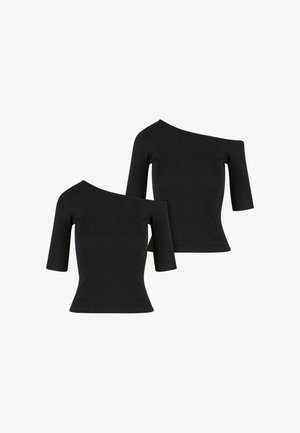 2-PACK - Osnovna majica kratkih rukava - black black