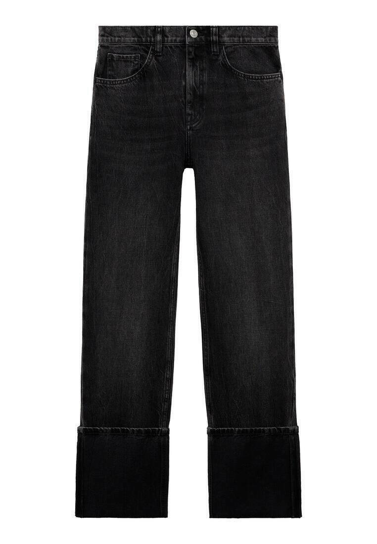 Mango Straight leg jeans zwart denim/blackdenim Mango Straight leg jeans zwart denim/blackdenim