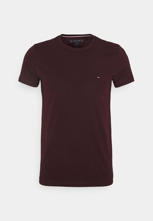 STRETCH LONG SLEEVE TEE - Top s dlouhým rukávem - deep burgundy