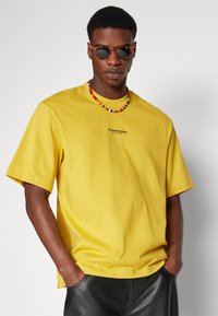 G-STAR CENTER CHEST BOXY - Tricou basic - lemon