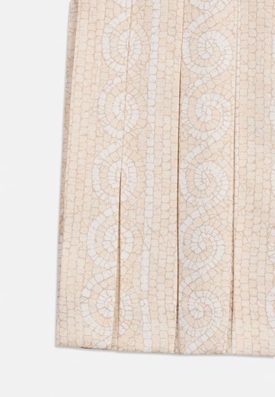 Versace SKIRT GRECA MOSAIC KIDS - Μίνι φούστα - white/champagne