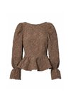 PEPLUM - Blouse - chicory coffee