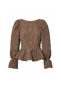 PEPLUM - Blusa - chicory coffee