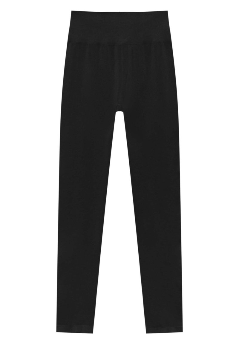 PULL&BEAR SEAMLESS Leggings Trousers mottled black Zalando.de