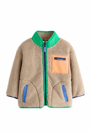 Next, REGULAR FIT - ZIP THRU FLEECE - Fleece jacket - multi bright ecru