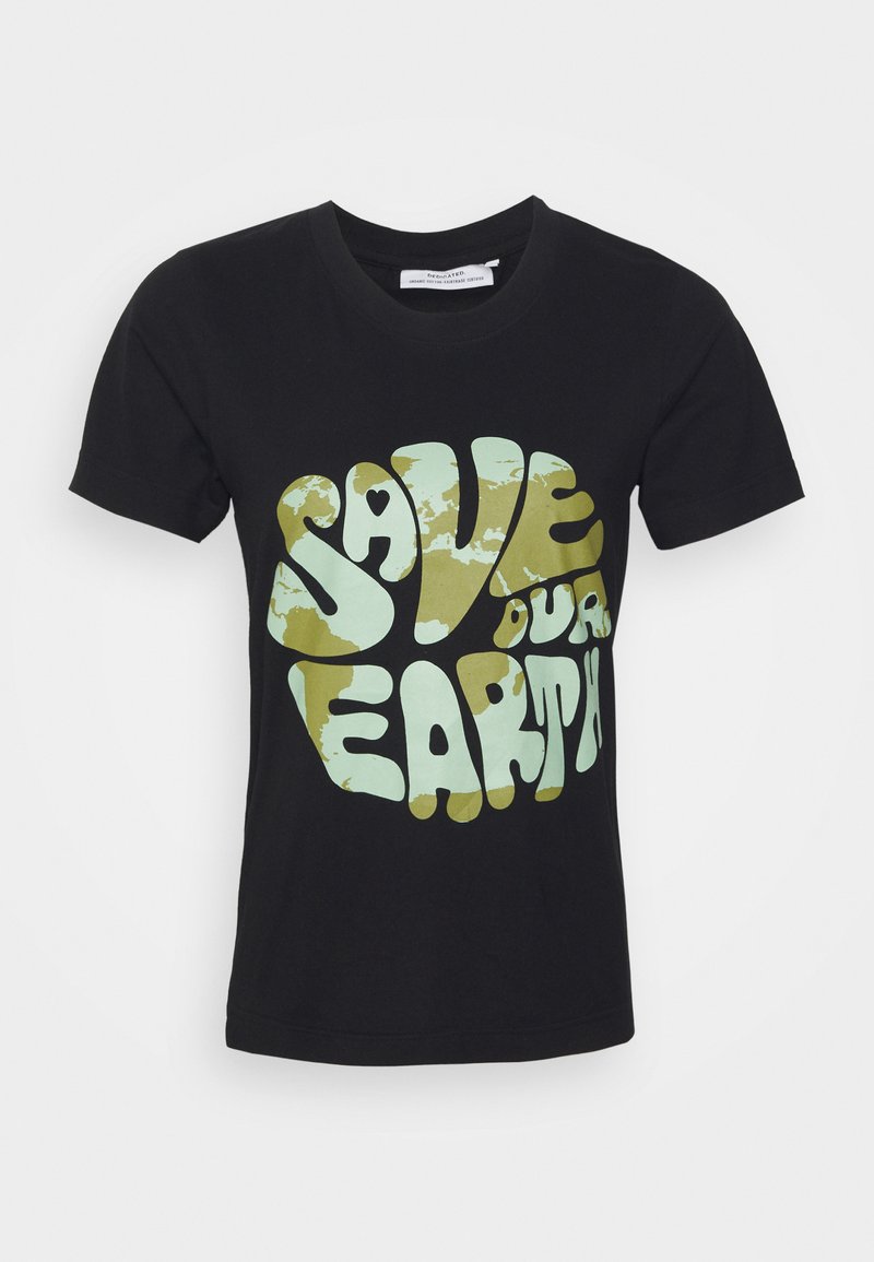 Dedicated T-shirt print zwart Dedicated T-shirt print zwart