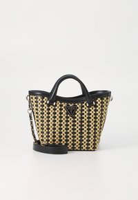 ATALIA MINI TOTE - Handbag - natural/black
