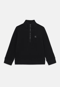Calvin Klein Jeans - MONOGRAM MINI BADGE HALF-ZIP UNISEX - Sweatshirt - black Thumbnail-Bild 1