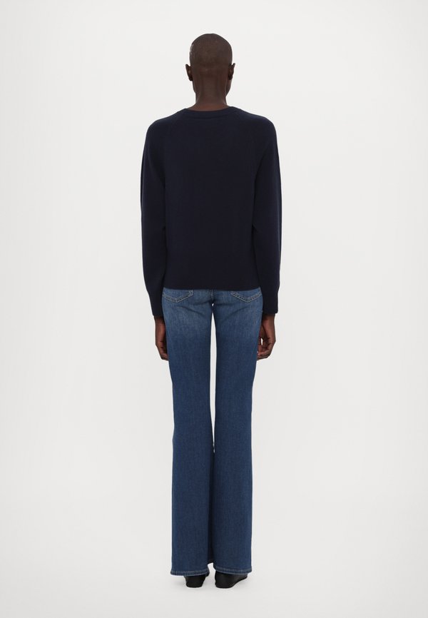 CREW NECK CROPPED - Jumper - dark night2