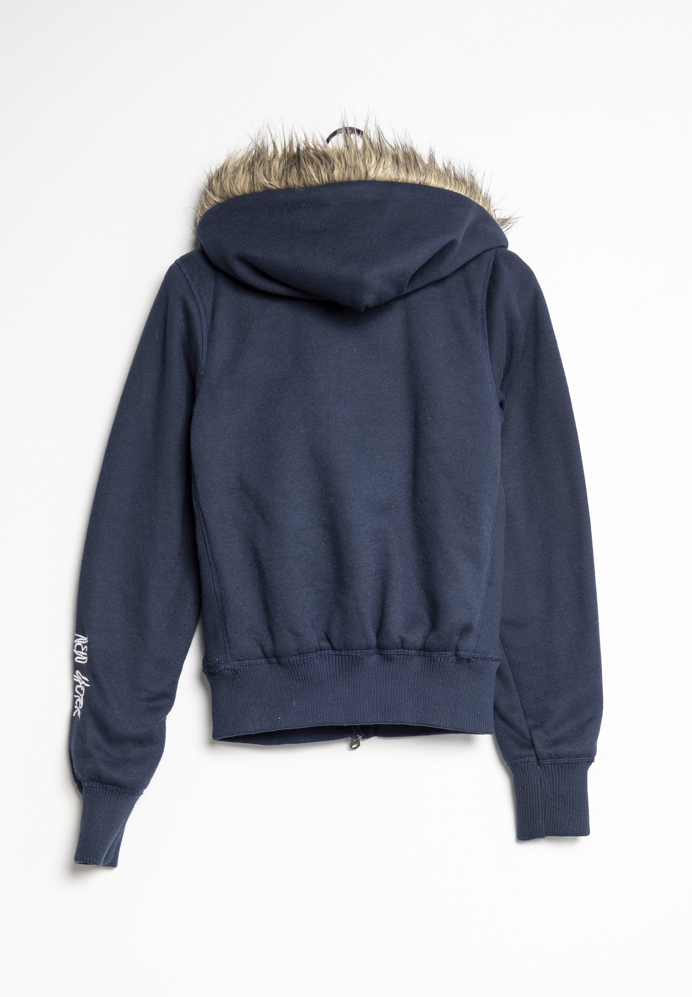 Abercrombie & Fitch Zip-up sweatshirt - blue - (Pre-owned) - Zalando