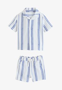 Non sélectionné, white blue stripe