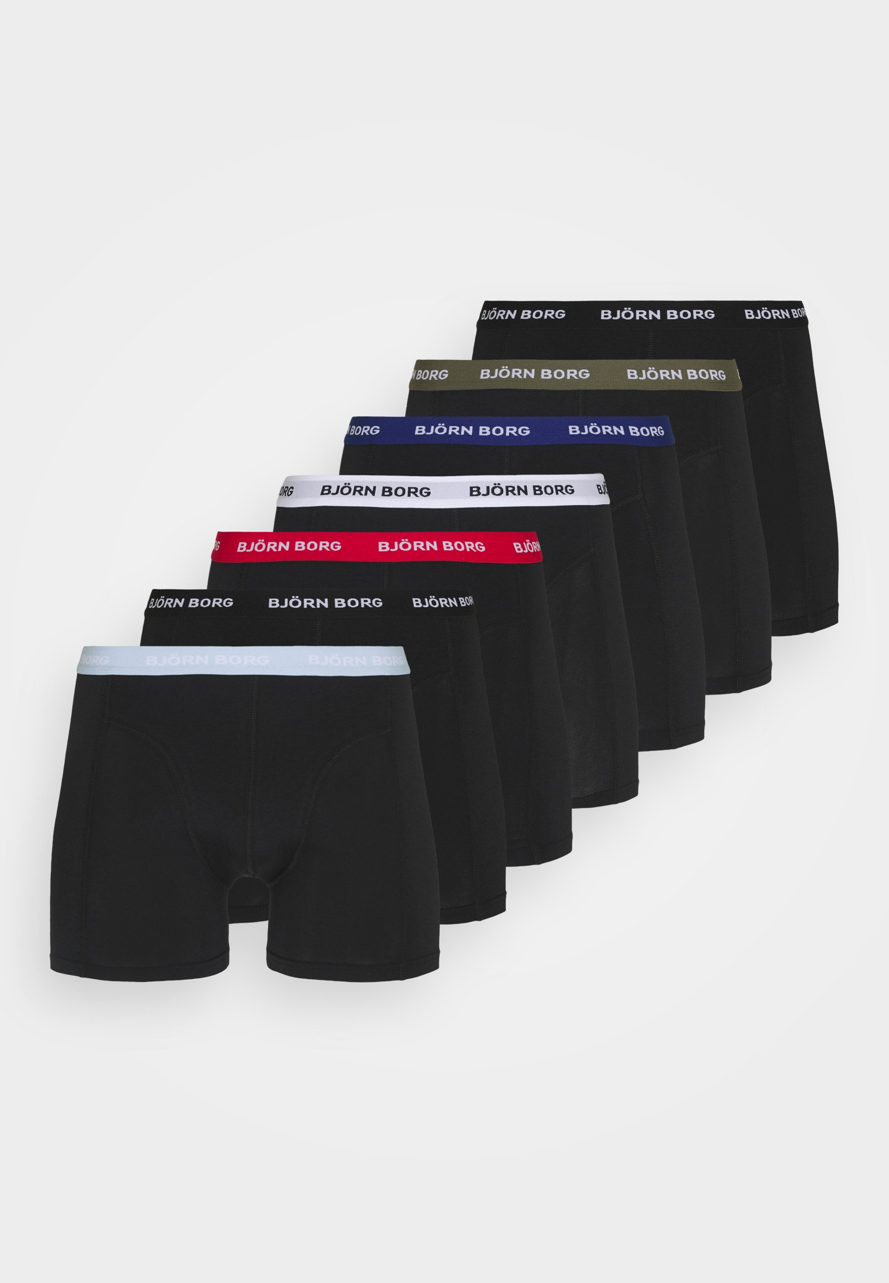 Björn Borg ESSENTIAL BOXER 7 PACK - Shorty - black/noir - ZALANDO.BE
