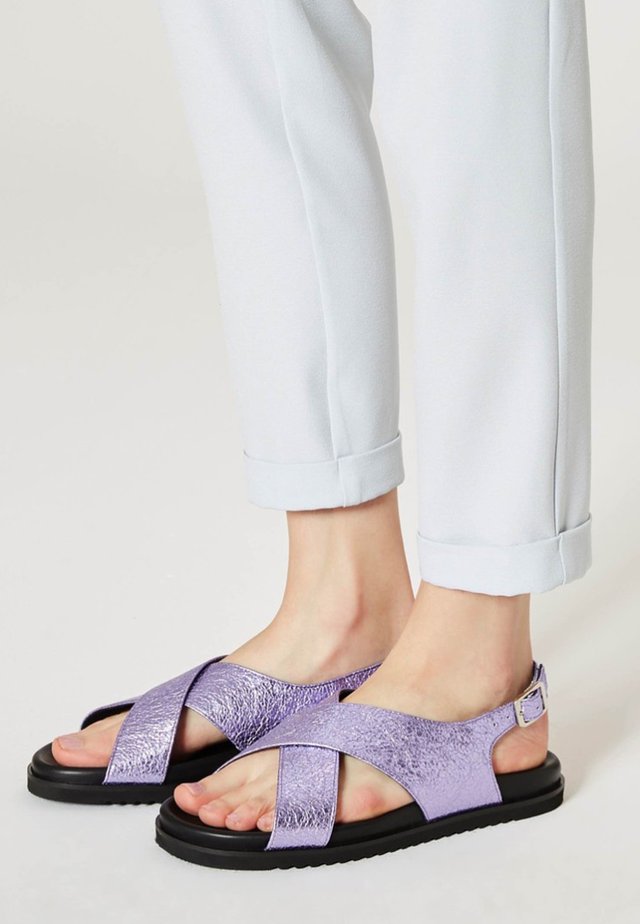 Women's Sandals purple Flats & Heels ZALANDO UK