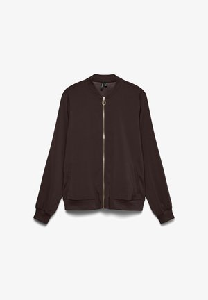 Vero Moda, VMCOCO L/S BOMBER NOOS - Blouson Bomber - chocolate torte