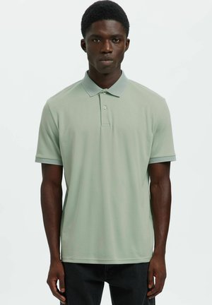 FAVE BUTTON - Polosärk - aqua gray