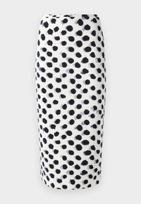 STRAIGHT SKIRT - Pennkjol - black/white