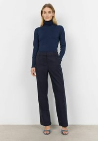 Soyaconcept SC-ISABELLE 5-B - Tygbyxor - c blue iris melange combi