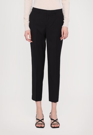 EMMA CROPPED TROUSER - Bukser - black