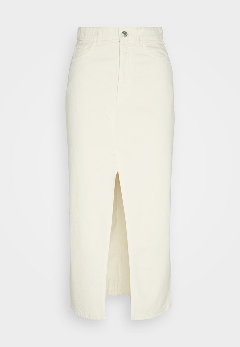 Lindex Jeansrok wit denim/whitedenim Lindex Jeansrok wit denim/whitedenim