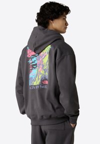 The North Face U EXPEDITION CELEBRATION OVERSIZED HOODI - Hættetrøje - anthracite grey