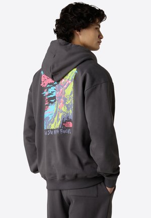 The North Face U EXPEDITION CELEBRATION OVERSIZED HOODI - Hoodie - anthracite grey