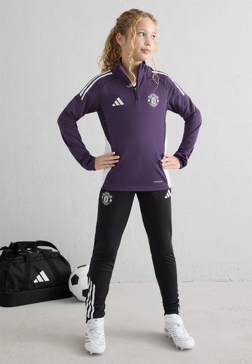 adidas MANCHESTER UNITED COMPETITION TRAINING KIDS UNISEX - Sweatshirt - aurora plum/white/black — photo 2