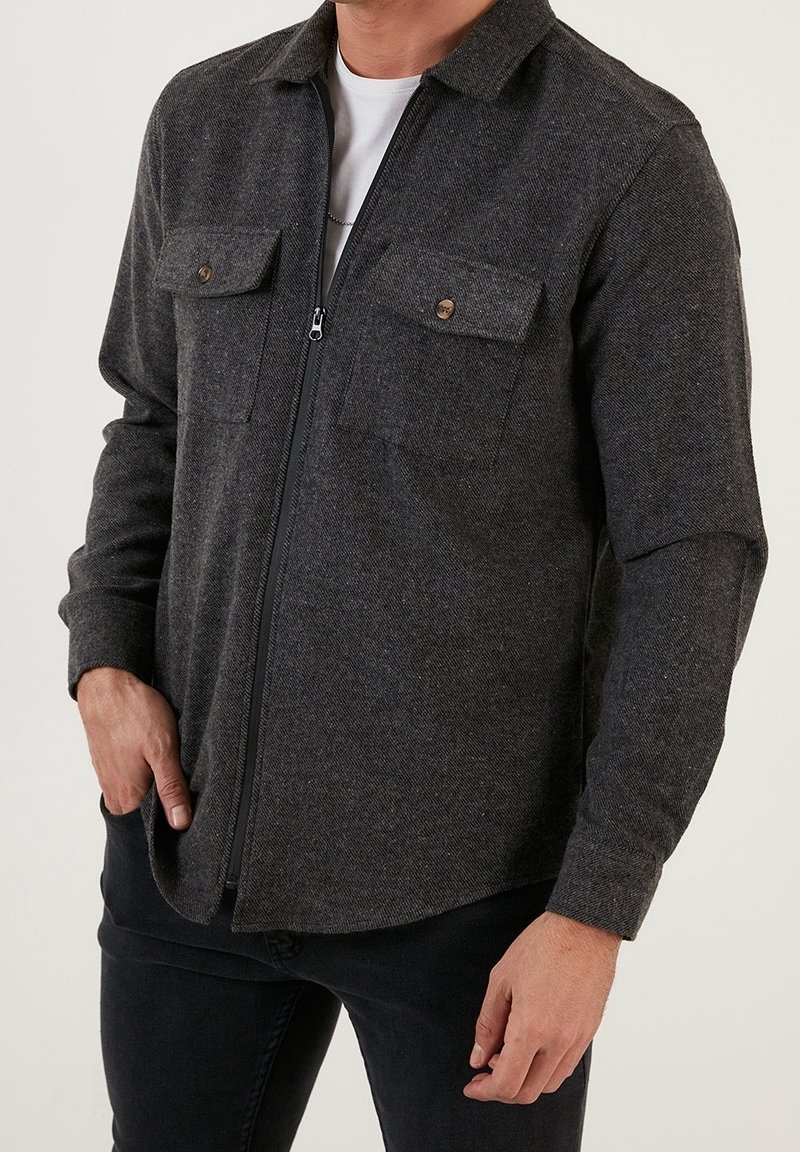 Buratti Camicia - dark grey