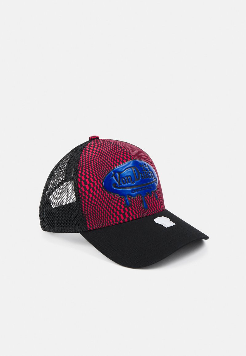 Von Dutch TRUCKER MELTING LOGO UNISEX - Καπέλο - red/black