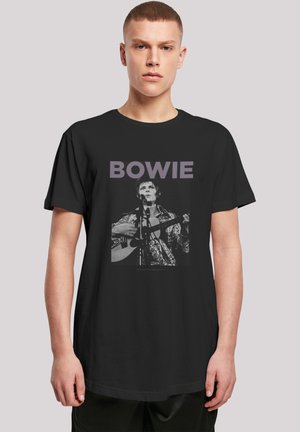 DAVID BOWIE ROCK POSTER - T-Shirt print - black