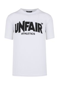 UNFAIR ATHLETICS CLASSIC LABEL  - Nyomott mintás póló - weiß