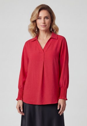 usha, Blouse - fiery red