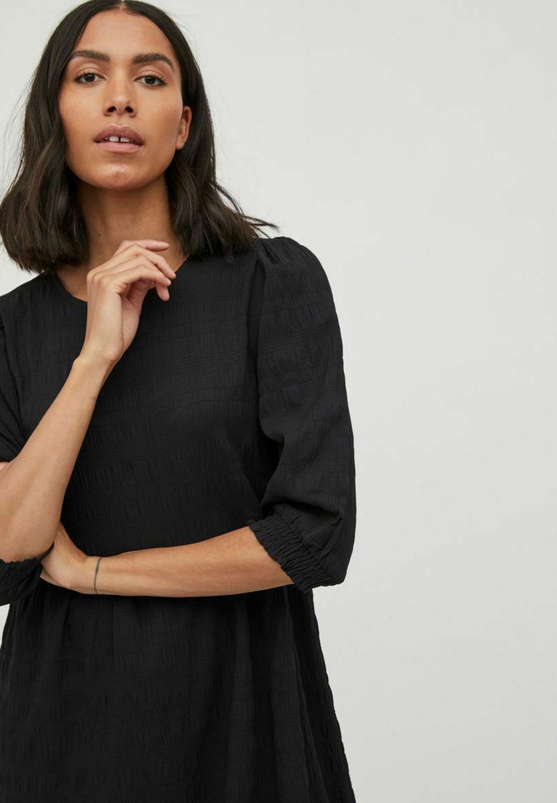 Damen Freizeitkleider | Vila 3/4-ARM Freizeitkleid black/schwarz - LG12920 Damen Freizeitkleider | Vila 3/4-ARM Freizeitkleid black/schwarz - LG12920