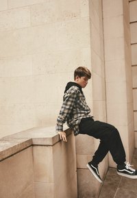 Next LONG SLEEVE REGULAR FIT - Ing - black white