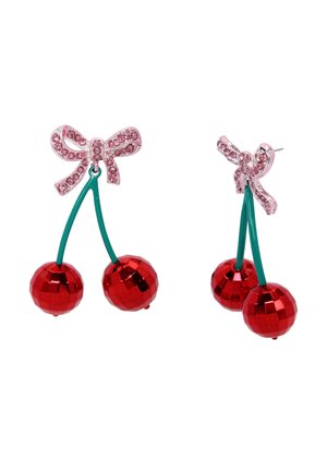 Betsey Johnson SWEETHEART CHERRY DROP - Boucles d'oreilles - open miscellaneous