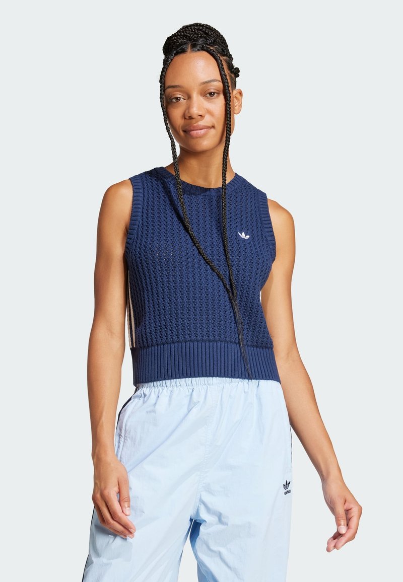 adidas Originals ADICOLOR KNITTED - Neule - night indigo