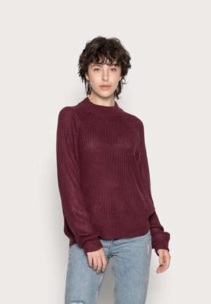 VMLEA HIGHNECK - Strikkegenser - port royale